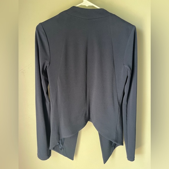 BCBGeneration Navy Open Front Collarless Blazer | Size S | Gently Used Perfect - Picture 2 of 4